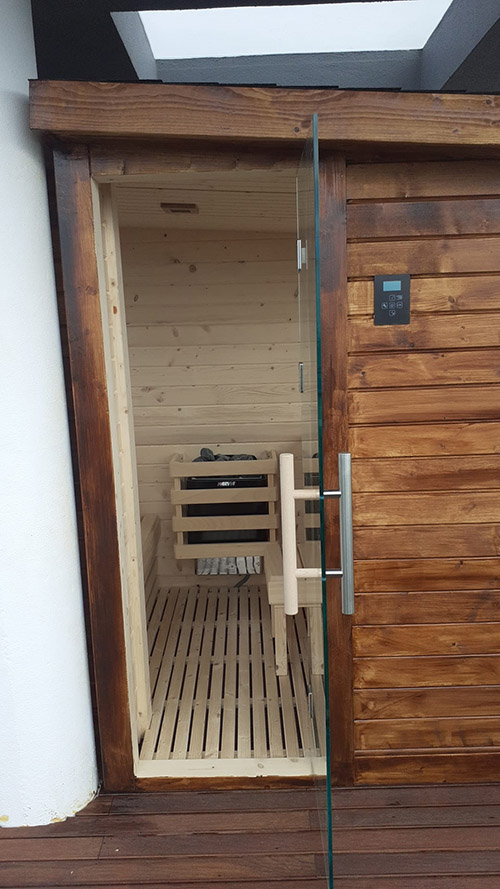 intervap sauna exterior