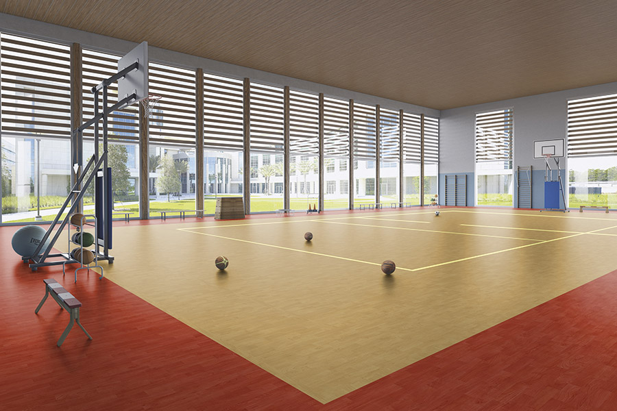 Gerflor - Suelo deportivo sostenible y autoportante ""