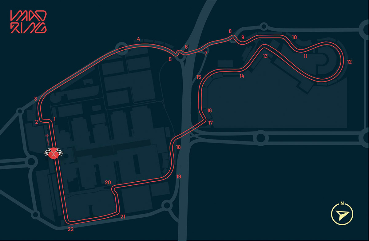 Madring - Circuito urbano de fórmula 1 en Madrid ""