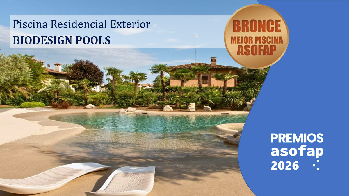 01 Premios ASOFAP 2026 - Piscina Residencial Exterior Bronce ""