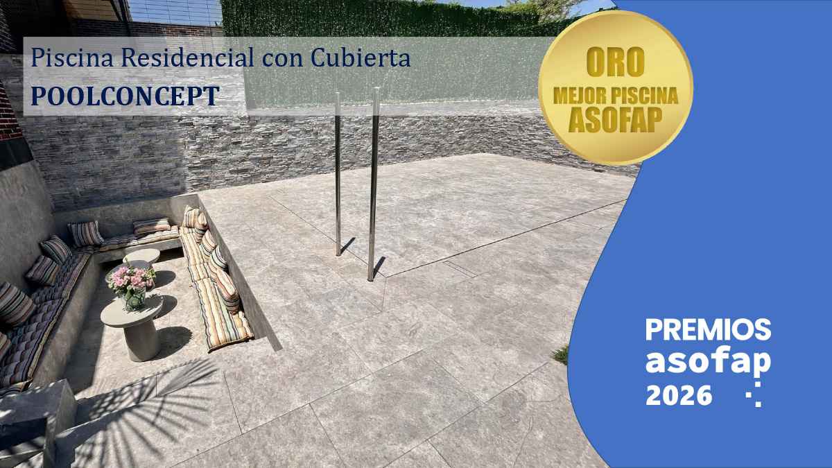 04 Premios ASOFAP 2026 - Piscina Residencial con Cubierta Oro ""