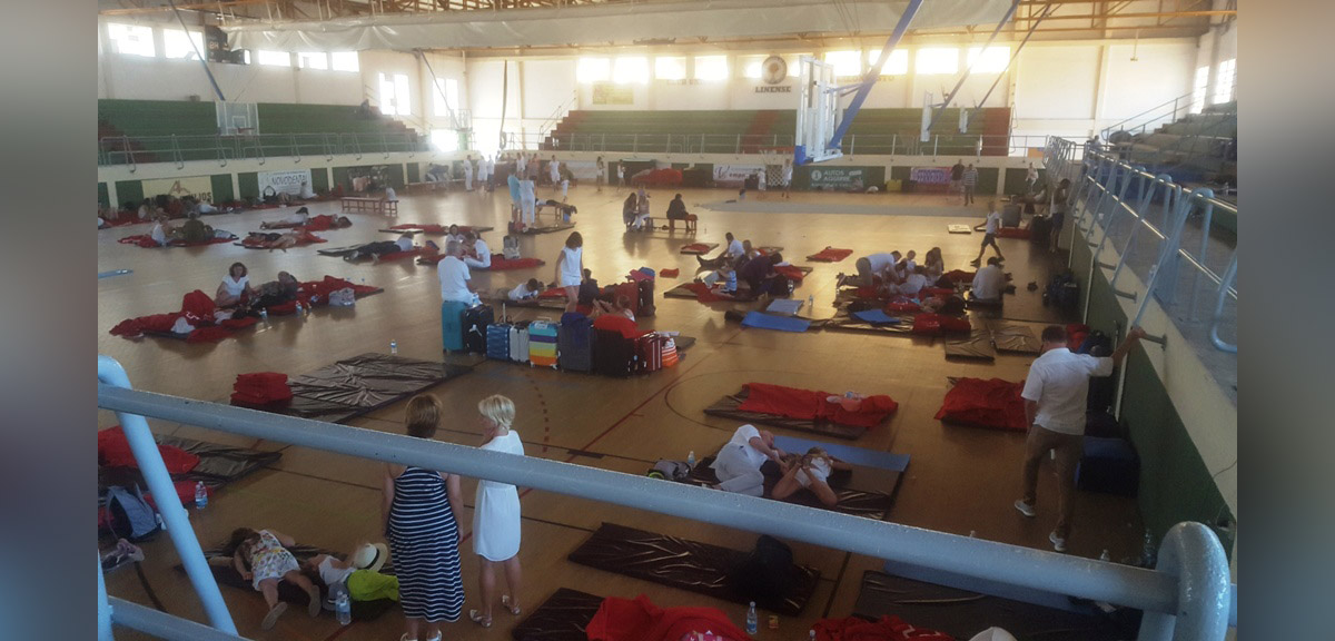Incendio - Más allá del deporte ayuntamiento de la línea de la concepción ""